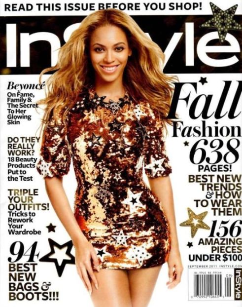 Beyonce на обложке InStyle